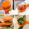 Handheld Rotary Vegetable & Potato Peeler with Peel Collector