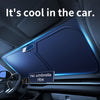 Foldable Car Windshield Sun Shade — No Umbrella Ribs Design